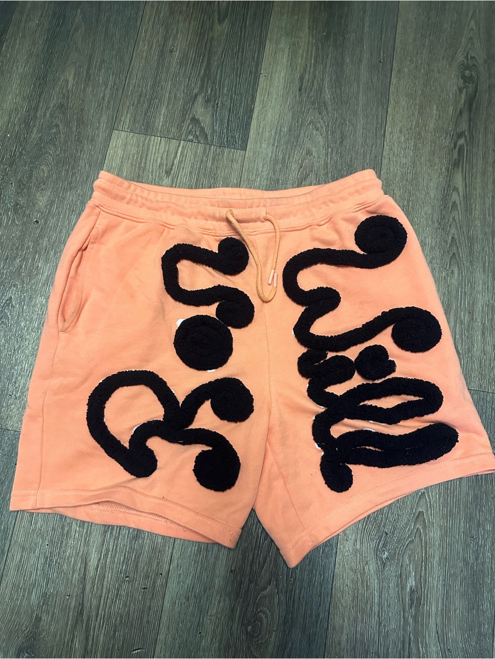 Peach Terry Shorts by Ron Will